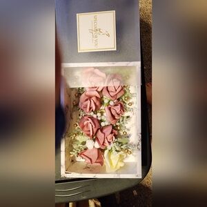 Dusty Rose Boutonniere Set Groom Boutonniere with Pins,Groom and Best Man Corsag